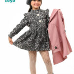 Girls Winter Dress Outfit | Coat & Dress Set