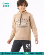 ترنج أطفال أولادي شتوي بقبعة مناسب للمدرسة