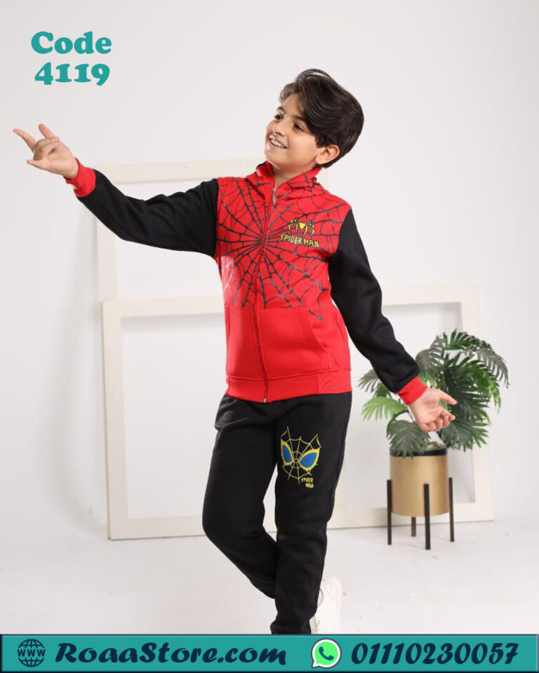 تفاصيل ترنج أولادي شتوي سبايدر تصميم عملي للأطفال – كود 4119