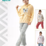 سويت شيرت هودي ترنج بناتي شتوي بطباعة فراشة – كود 65110